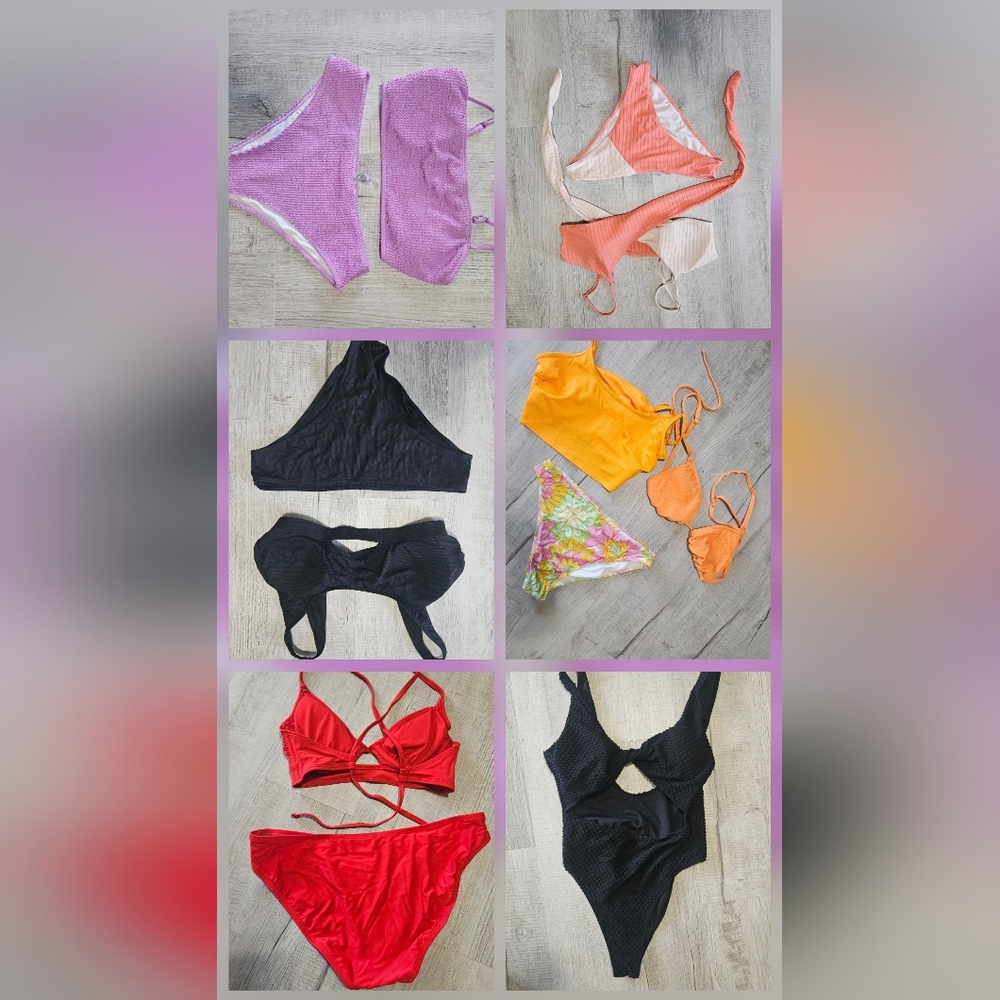 Bikini Collection - Purple, Orange, Black, Red